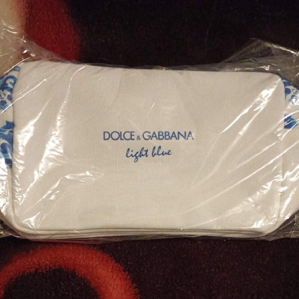Dolce & Gabbana White and Blue Bag